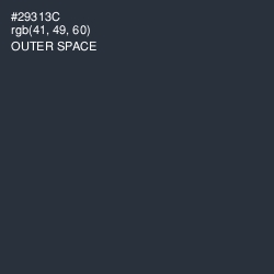 #29313C - Outer Space Color Image